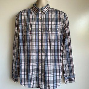 Original PENGUIN Munsing Wear Plaid Button Down Shirt Size XL ~ EUC